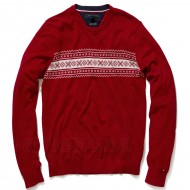 TOMMY HILFIGER SWETER MESKI - CREW NEW 